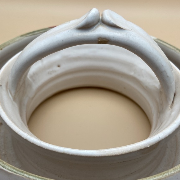 Pottery Posy Pansy Ring Vase - Picture 4 of 8